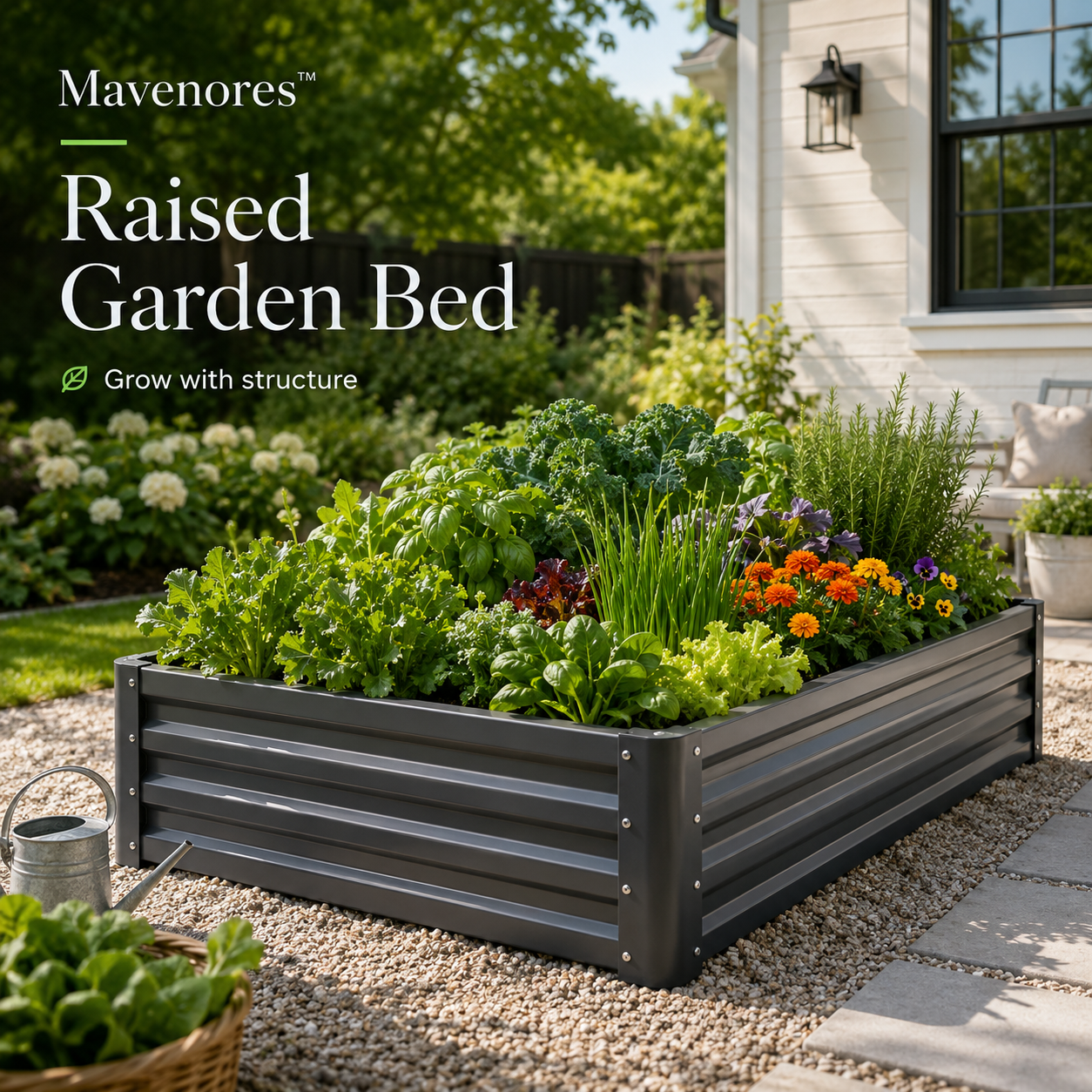Mavenores™ ElevateGrow Raised Garden Bed