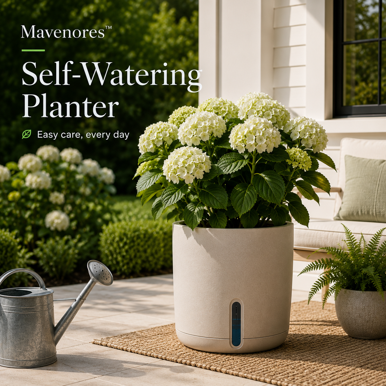 Mavenores™ AquaReserve Self-Watering Planter